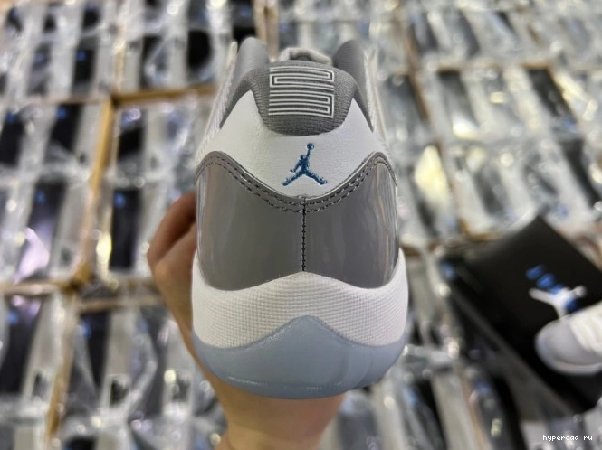 Grey Low Air Jordan Cement AV2187-140 11 1204